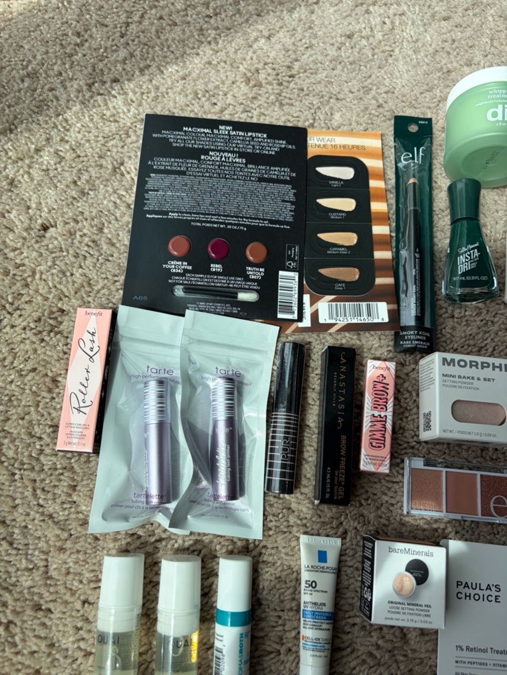 Assorted Beauty & Skincare Sample Lot With Pink Makeup Pouches - Picture 2 of 10